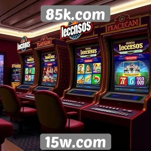 Evolução dos jogos oferecidos no 85k.com